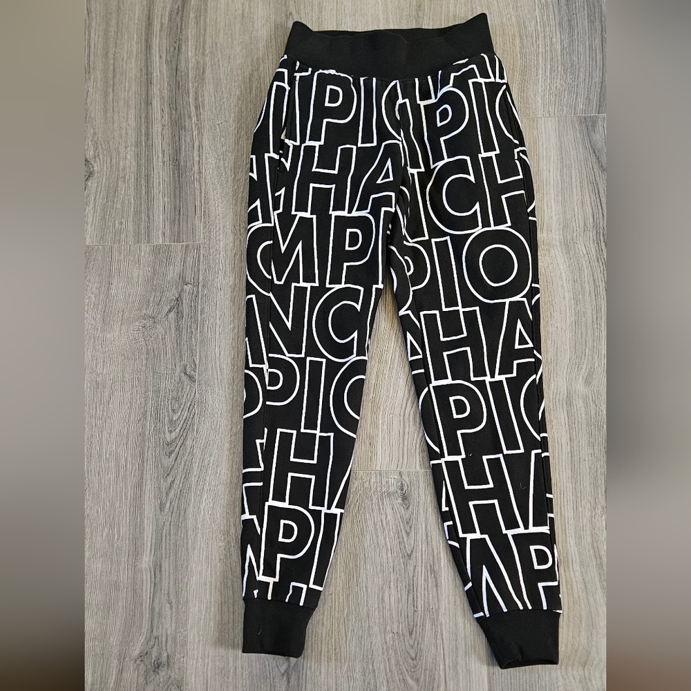 Champion Reverse Weave X-Small Black Sweatpants.